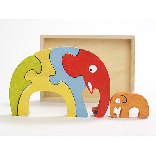 Elephant Family Puzzle