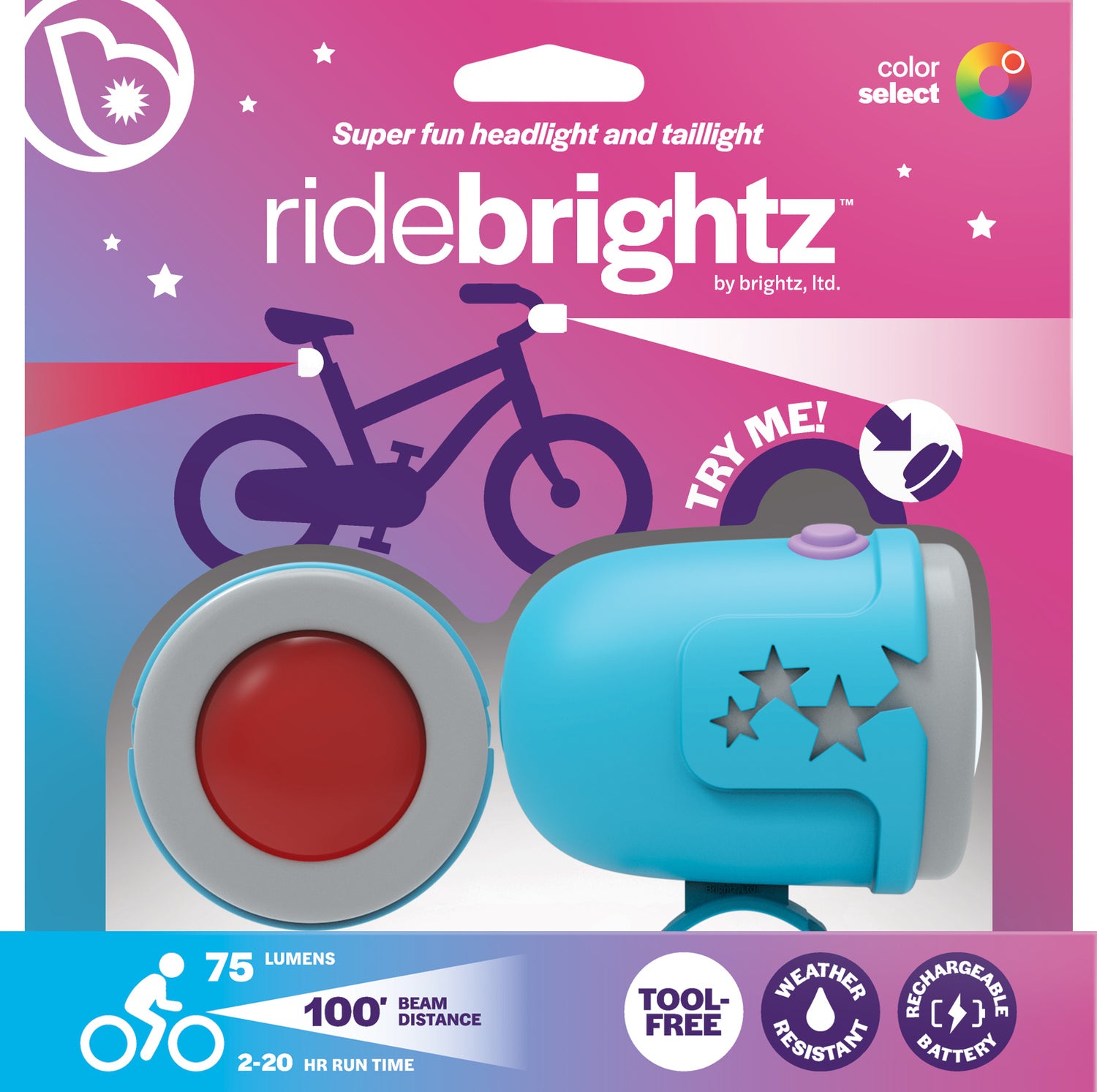 Super Bright Bike Light Set For Night Riding - USB-C Rechargeable Headlight & Taillight, 150 Ft Beam, IP65 Waterproof, 35-Hour Battery, For Bikes & Strollers