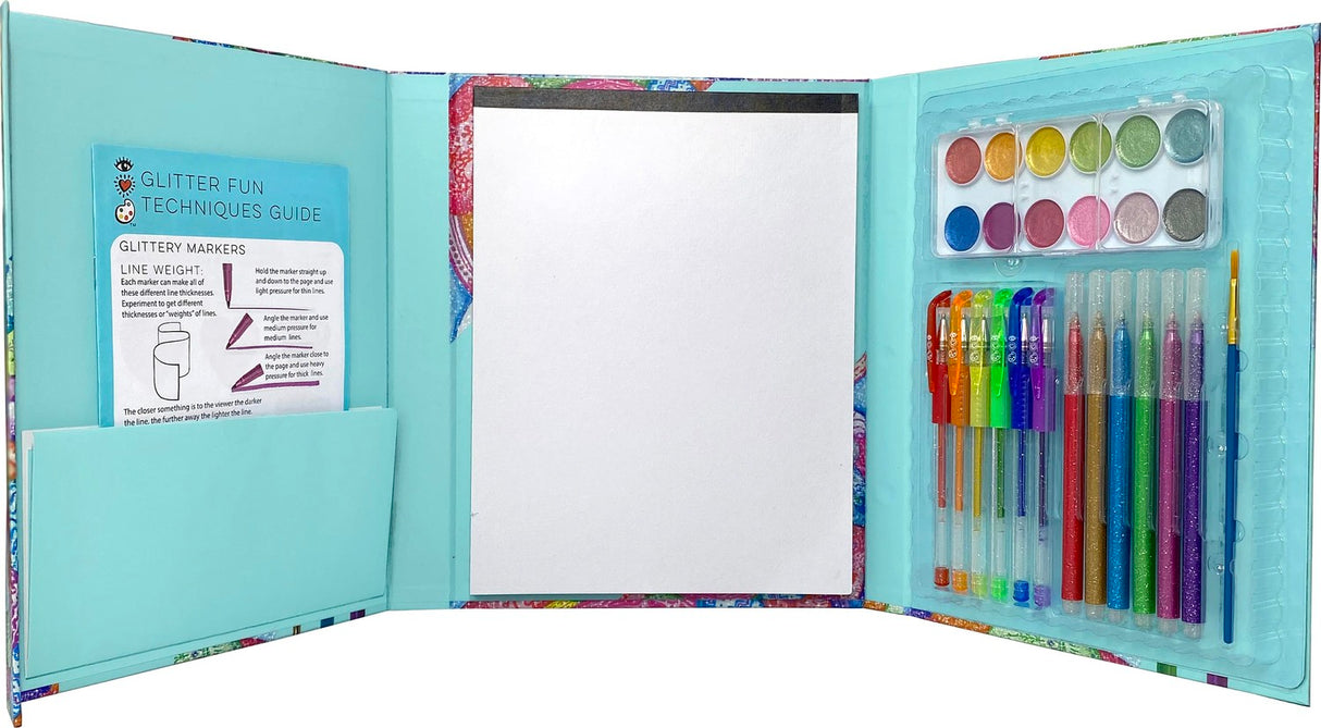 Iheartart Mash-up Art Pack Glitter Fx All In One Art Portfolio Set
