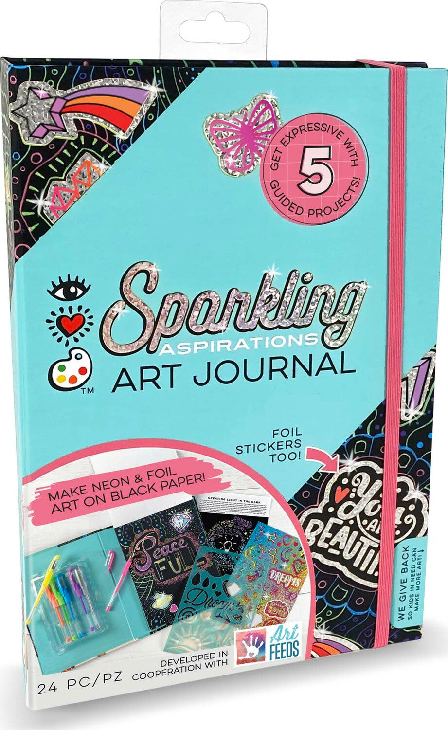Iheartart Therapeutic Art Journal Sparkling Aspirations