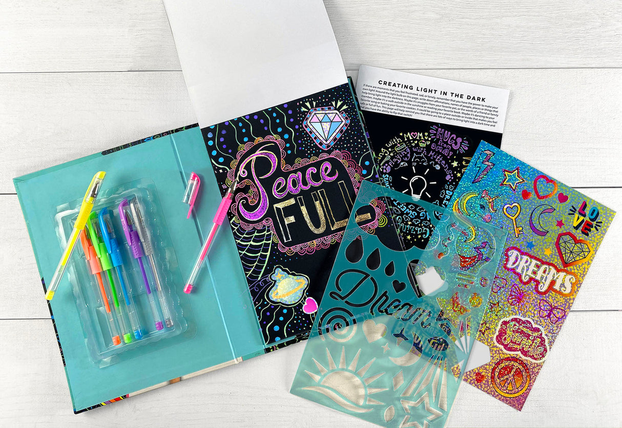 Iheartart Therapeutic Art Journal Sparkling Aspirations