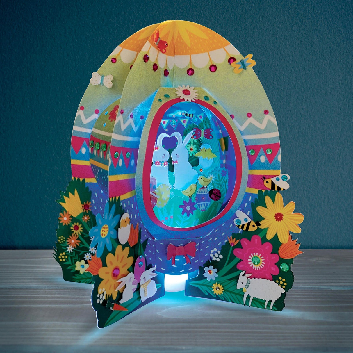 Lantern Lands Sweet Springtime Light Up 3d Paper Lantern Craft Kit
