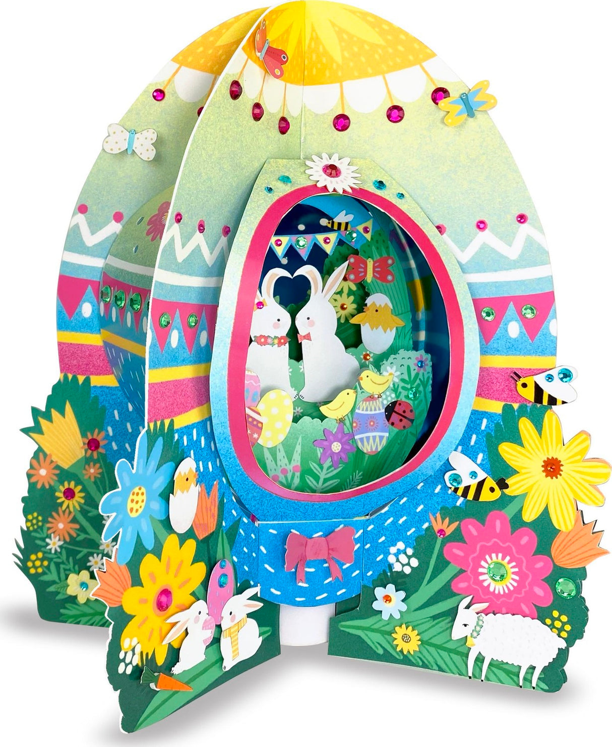 Lantern Lands Sweet Springtime Light Up 3d Paper Lantern Craft Kit