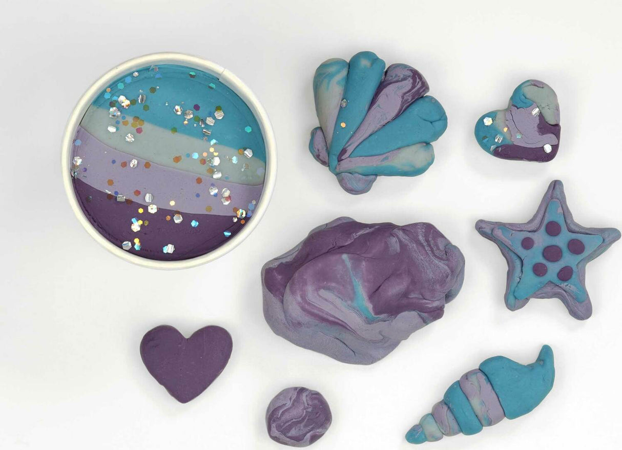 Land of Dough Mermain Lagoon 5 Ounce Dough Cup