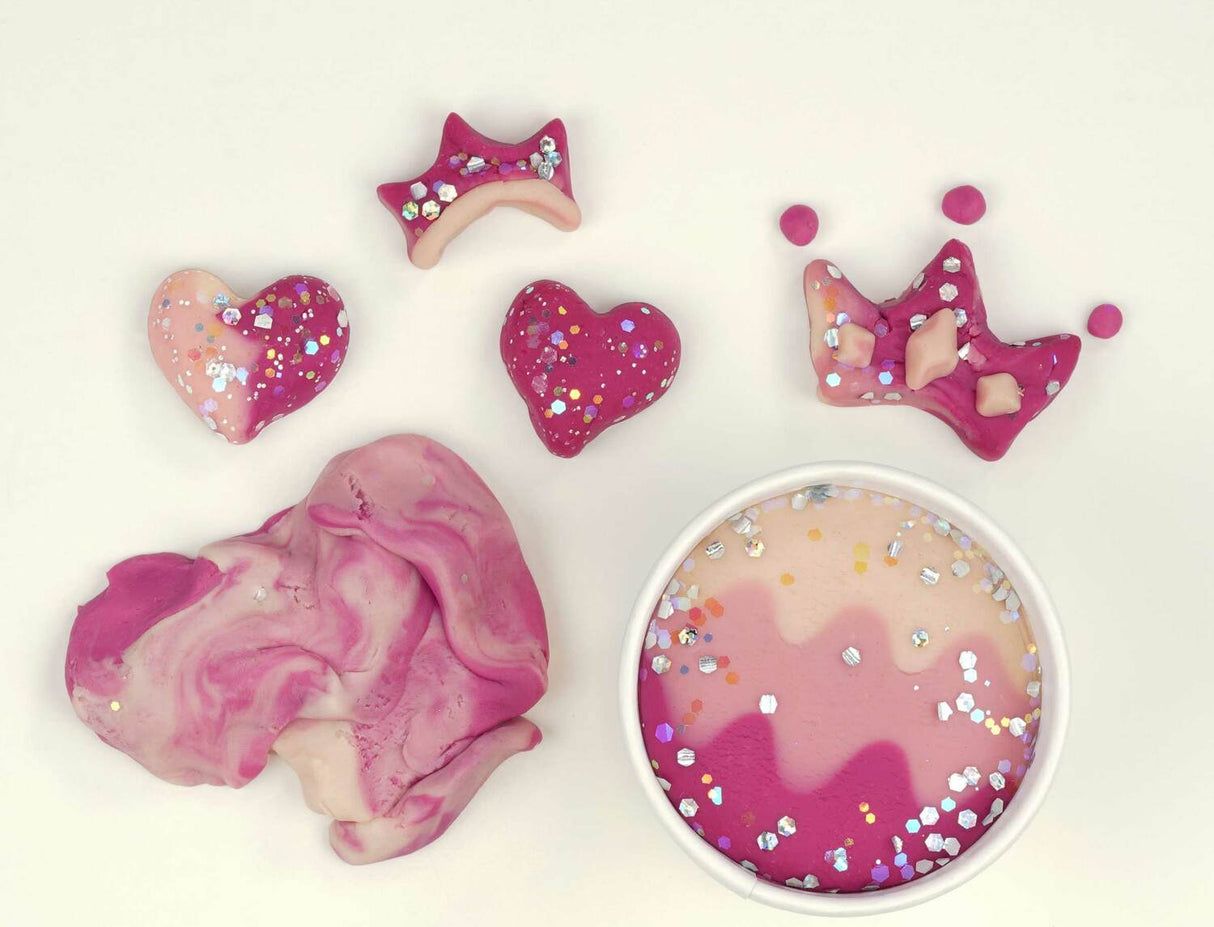 Land of Dough Princess Pink 5 Ounce Dough Cup