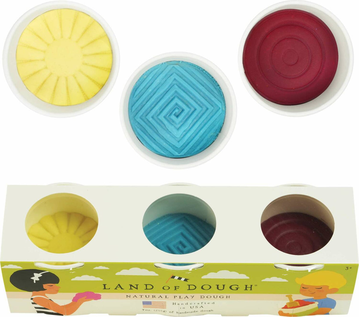 Land of Dough Primary Dough Trio Set