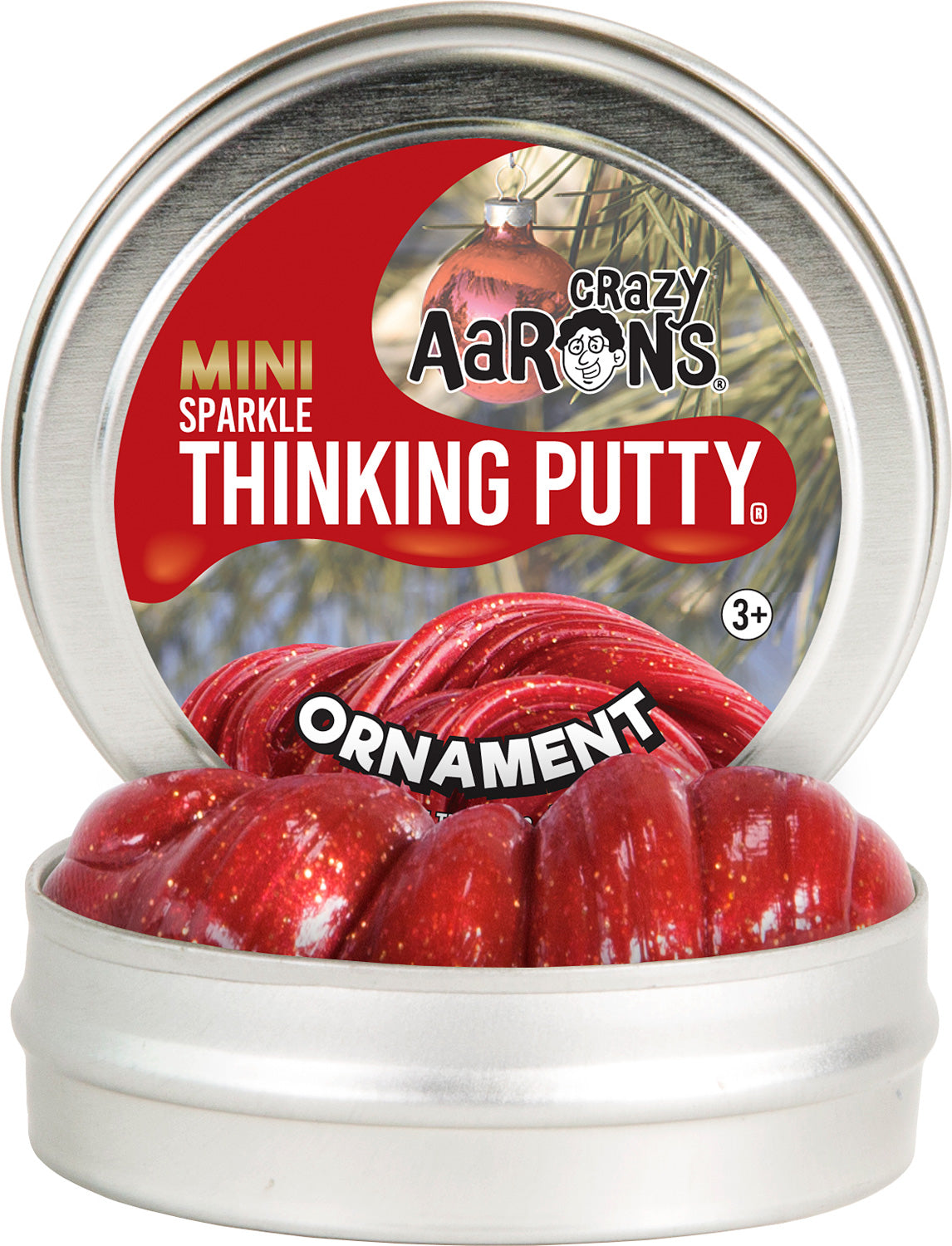 Ornament 2" Thinking Putty with Hang Tag