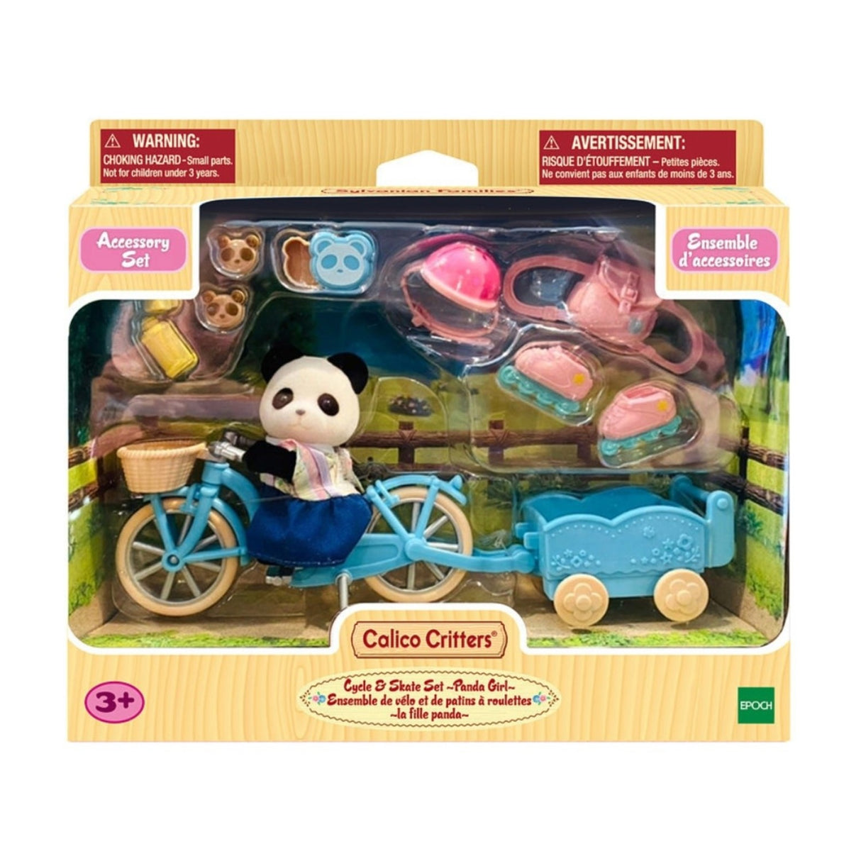 Calico Critters Cycle & Skate Panda