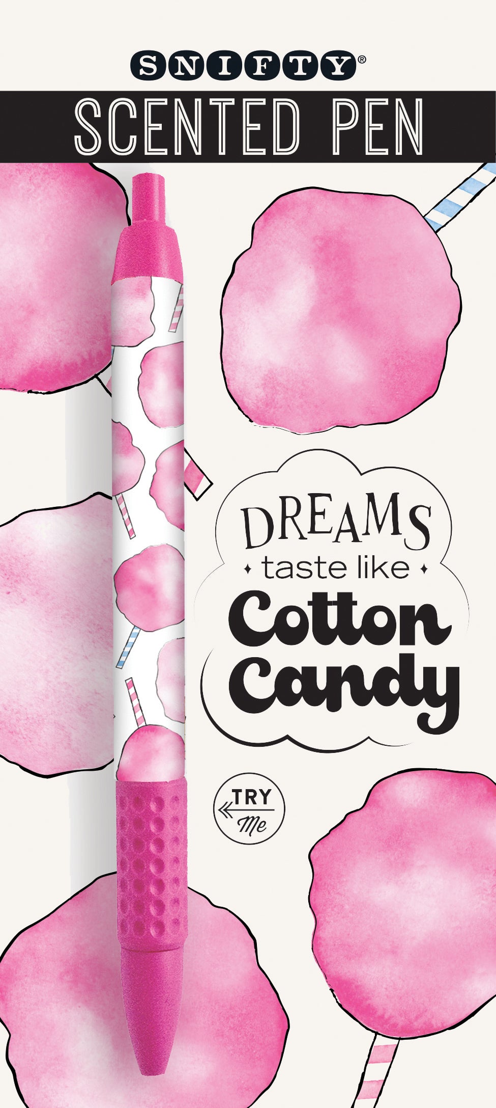Carded Pen - Cotton Candy