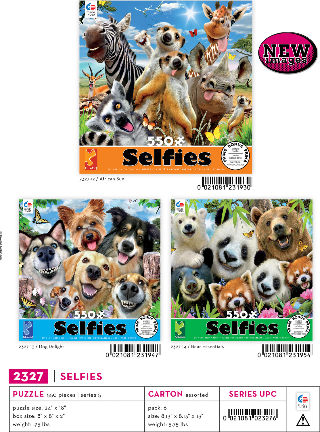 550 Piece Selfies (assorted)