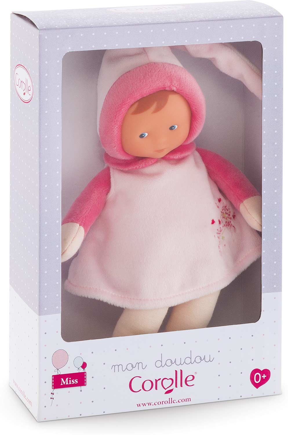 Miss Pink Cotton Flower Doll