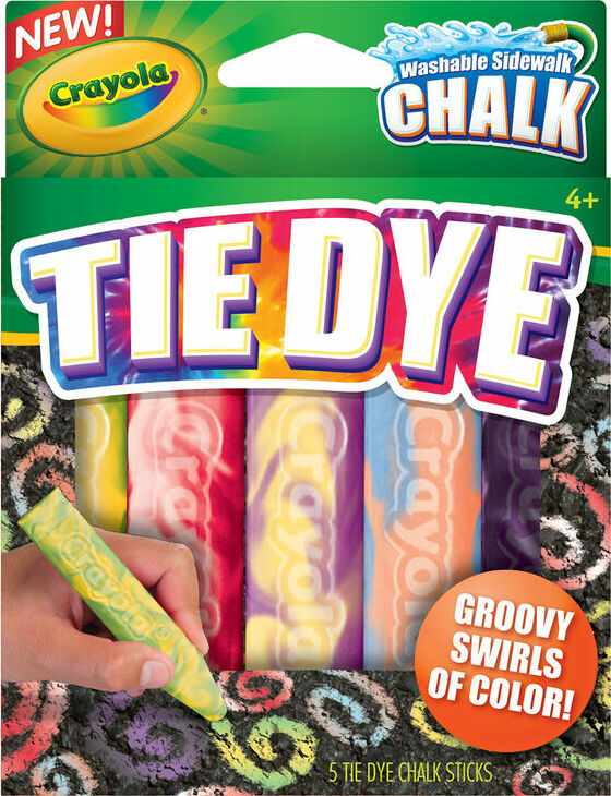 Washable Tie Dye Sidewalk Chalk