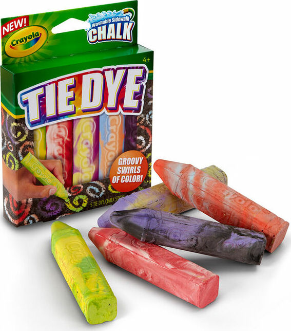 Washable Tie Dye Sidewalk Chalk