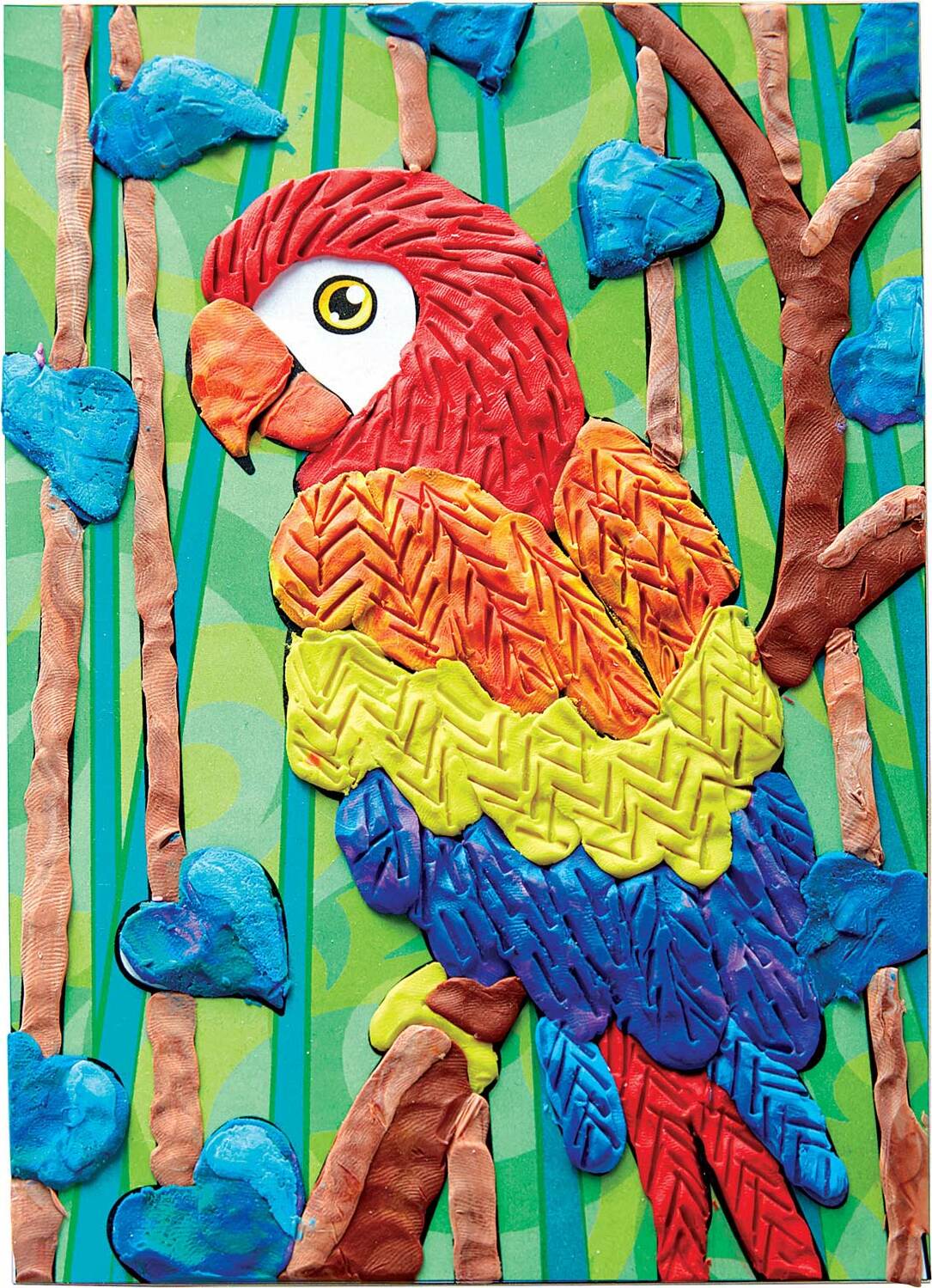 Do Art Coloring With Clay
