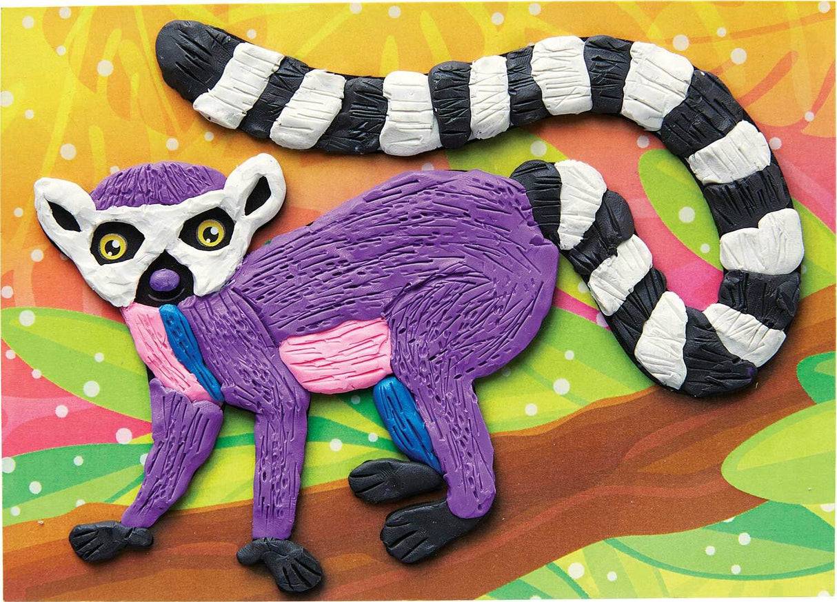 Do Art Coloring With Clay