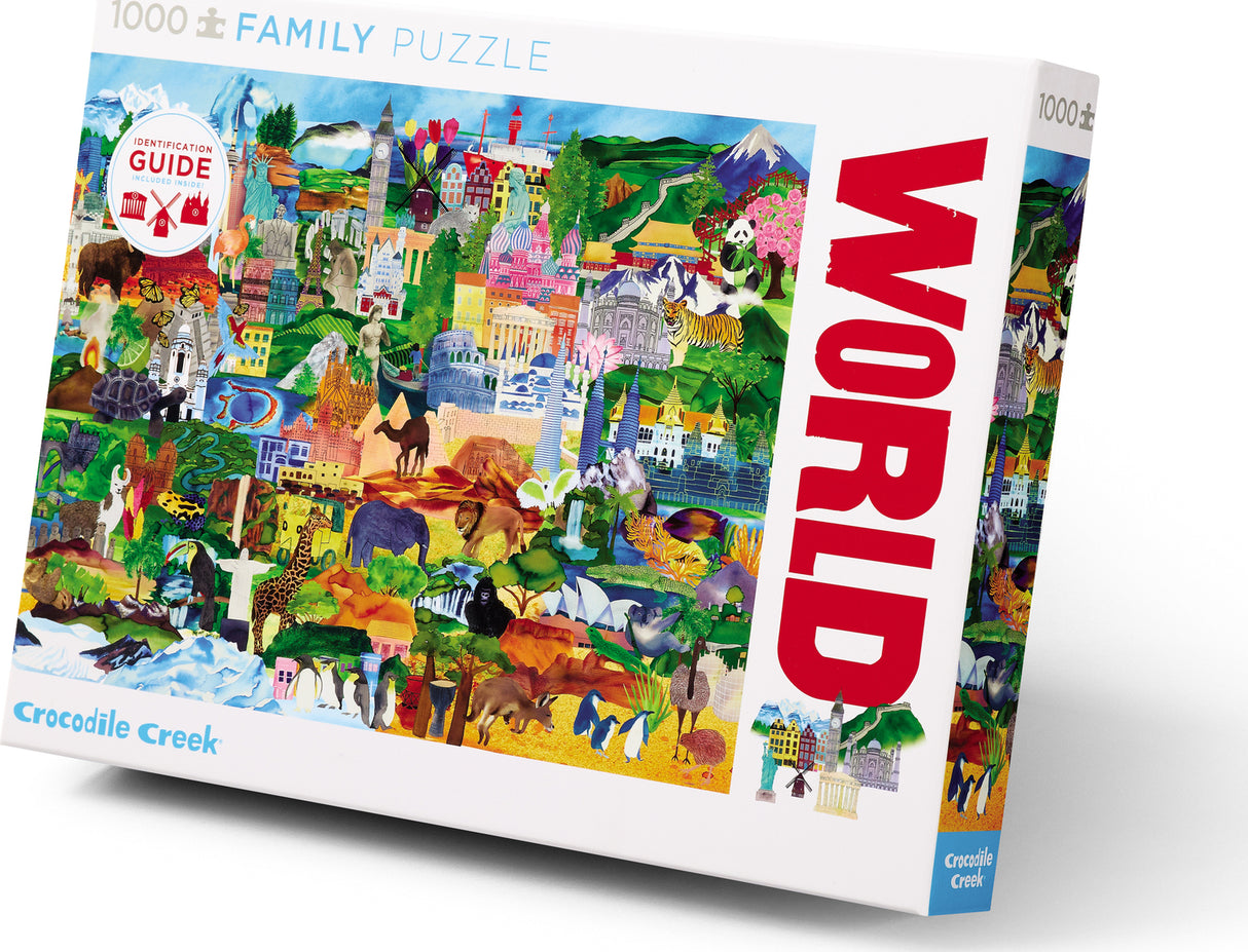 1000-pc Puzzle - World Collage