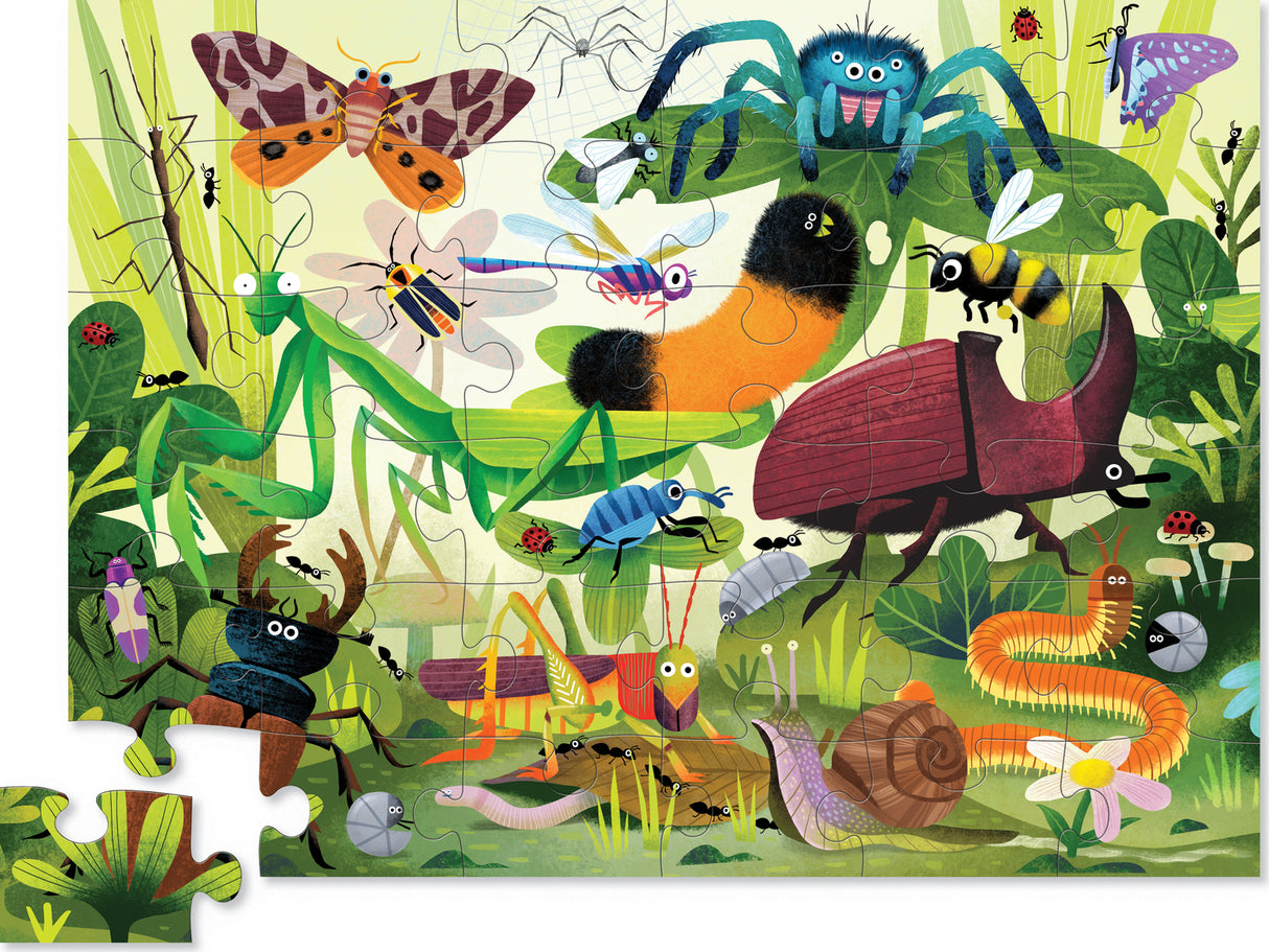 36-pc Puzzle - Backyard Bugs