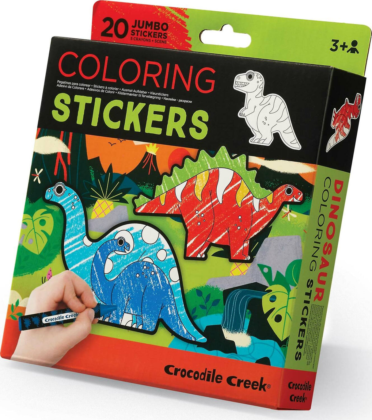 Coloring Stickers - Dinosaur