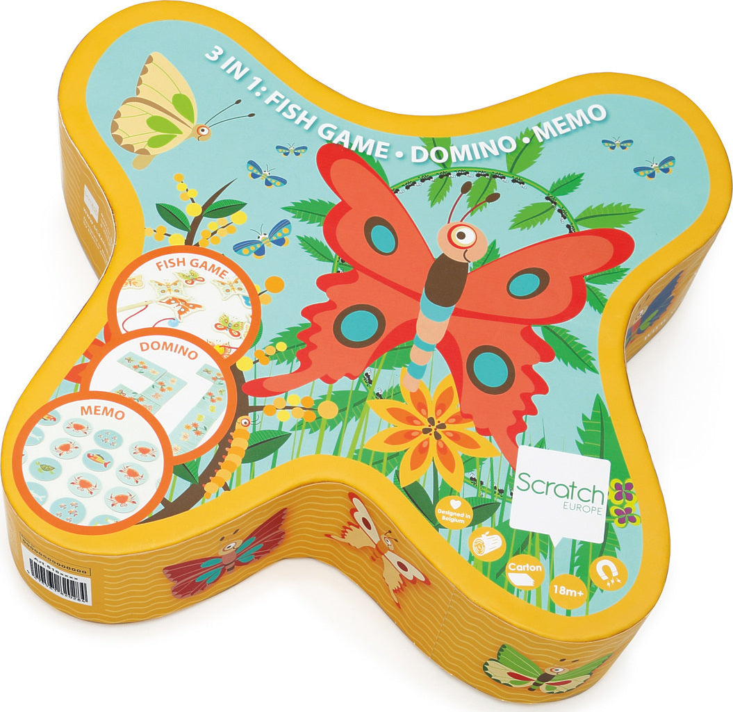 3 In 1 Butterfly Game