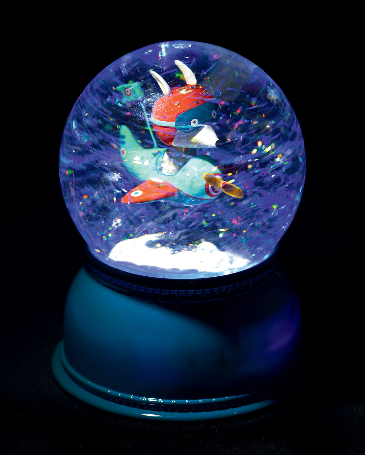 Snowglobe Nightlights Airplane