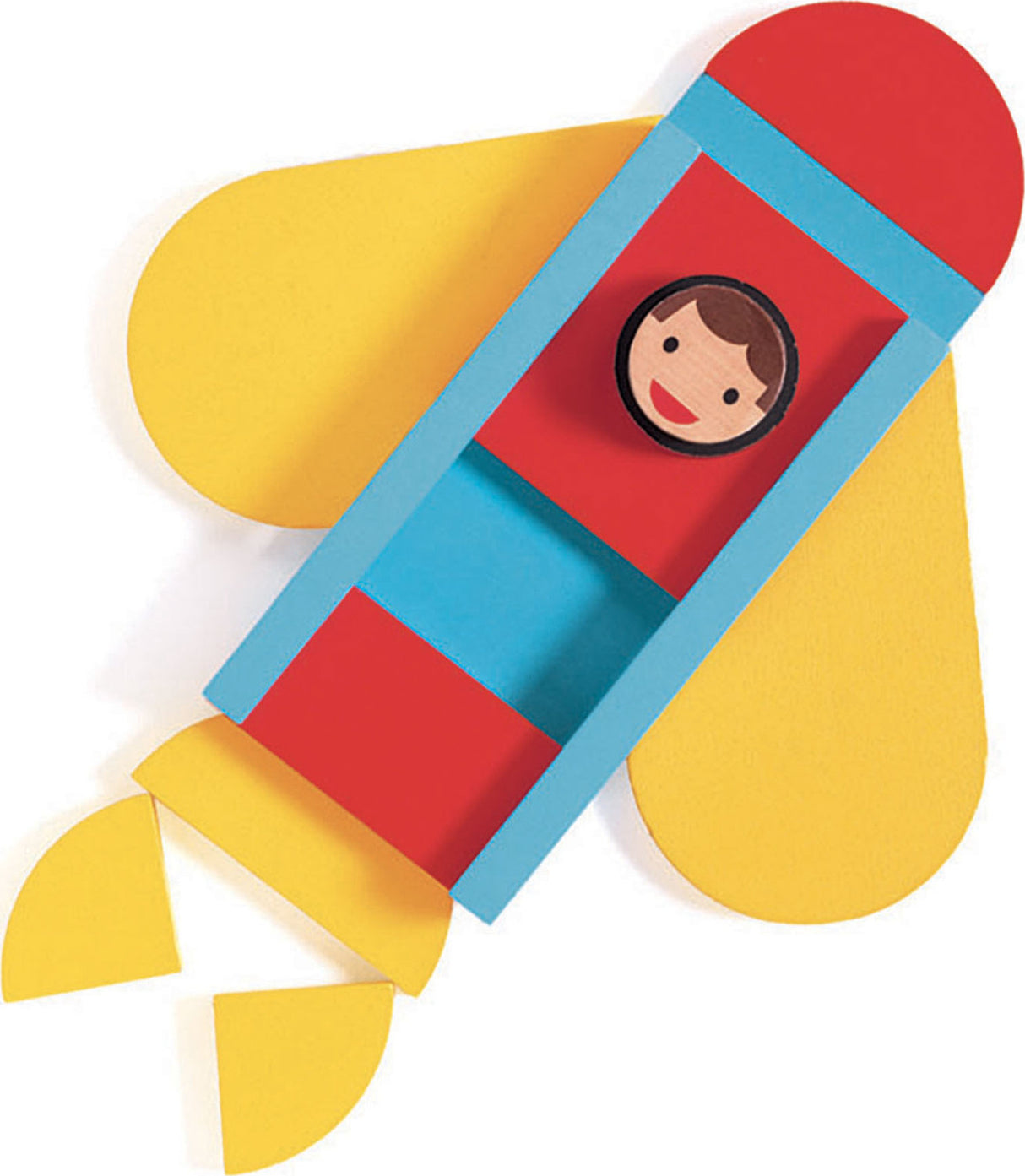 Ze Geovroom Wooden Block Tanagram Set