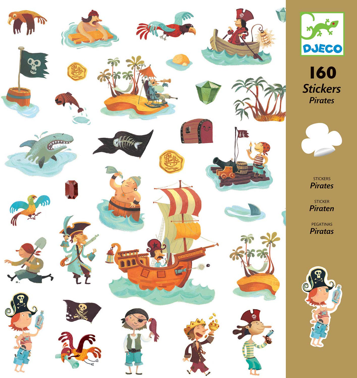 Petit Gifts - Stickers Pirates