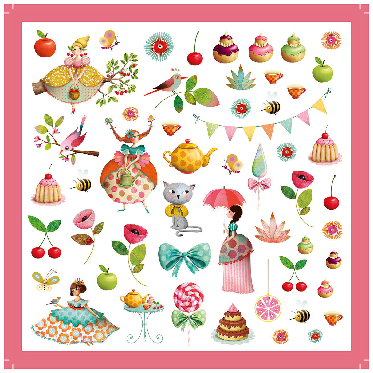 Petit Gifts - Stickers Princess Tea Party