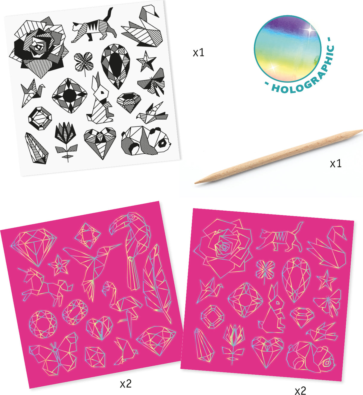 Pg Scratch Stickers Diamond