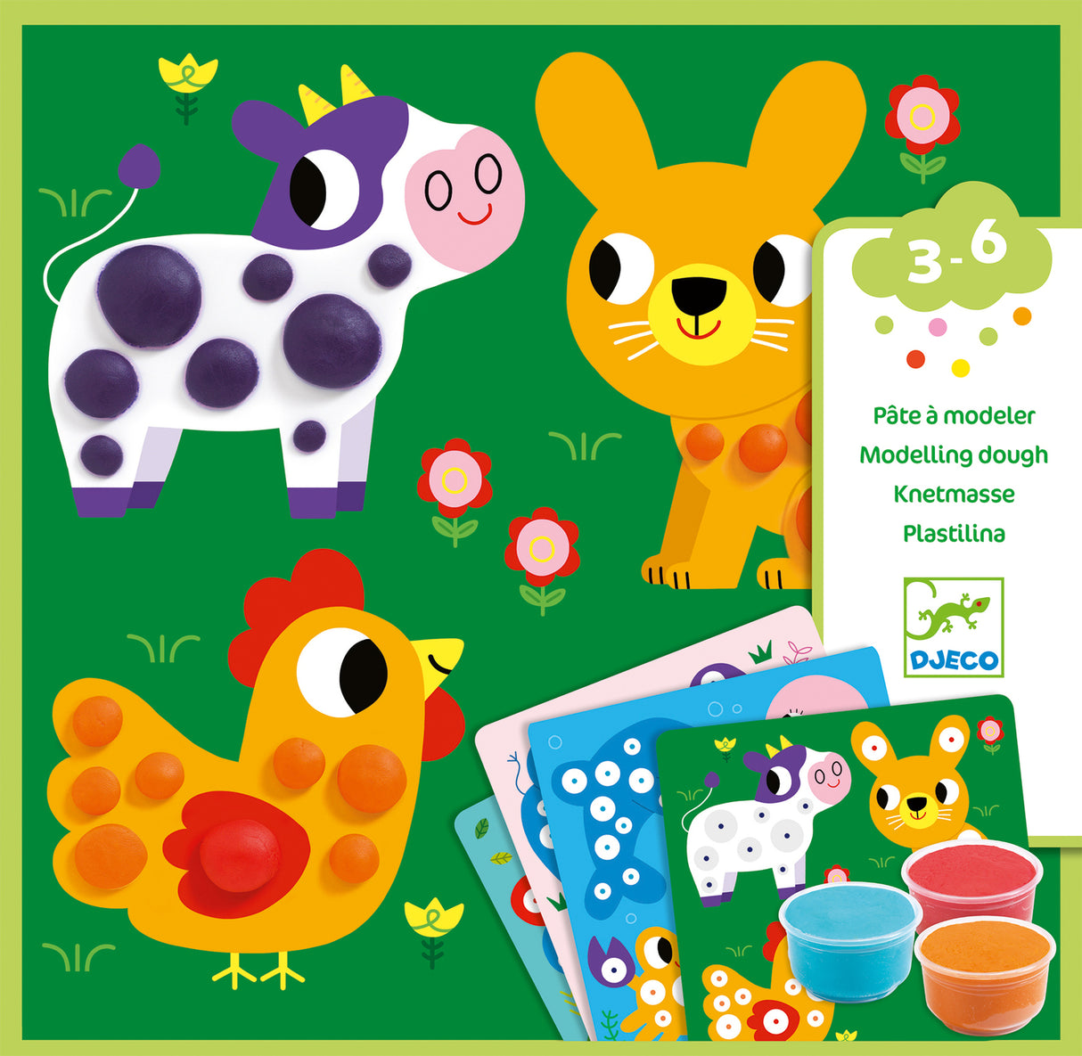 Djeco Circles Dough Craft Set'