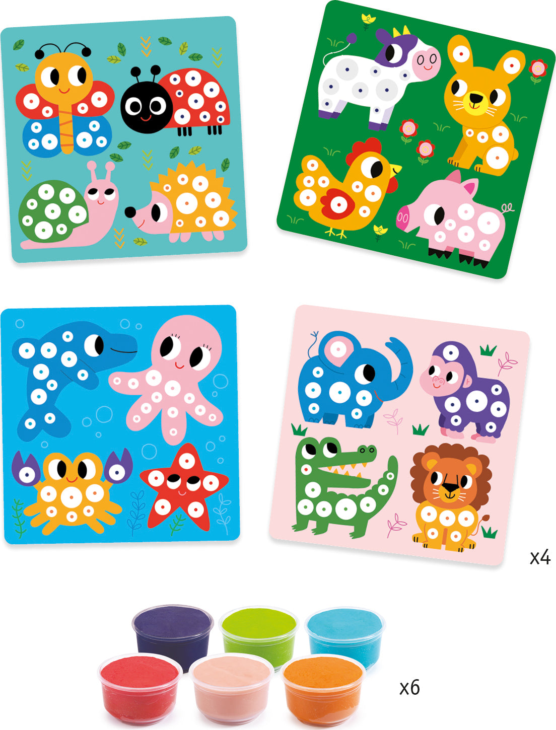 Djeco Circles Dough Craft Set'