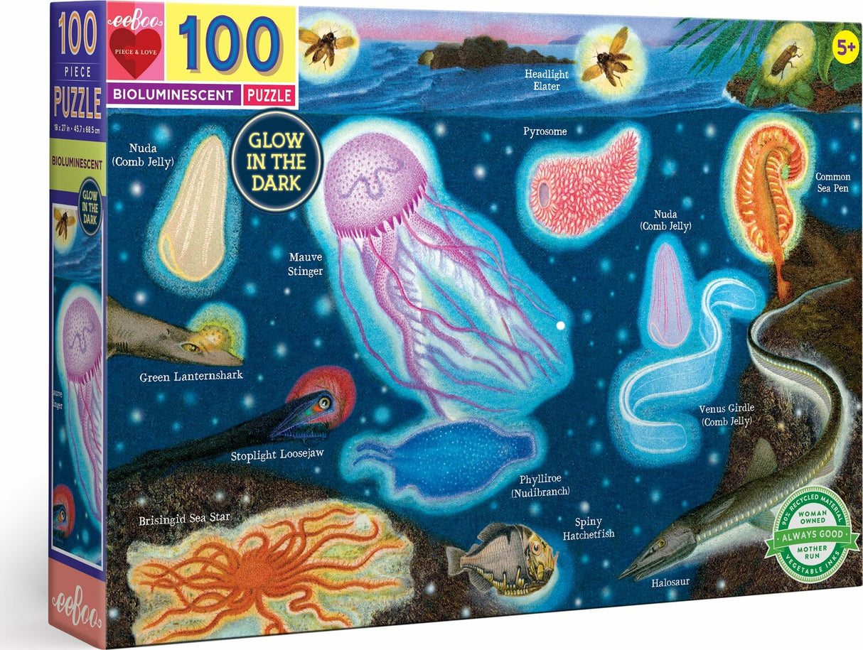 Bioluminescent 100 Piece Puzzle