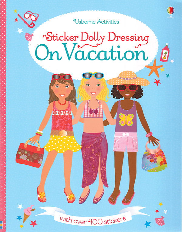 Sticker Dolly Dressing On Vacation