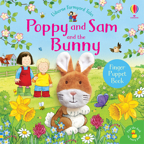 Poppy And Sam And The Bunny Finger Puppet Book