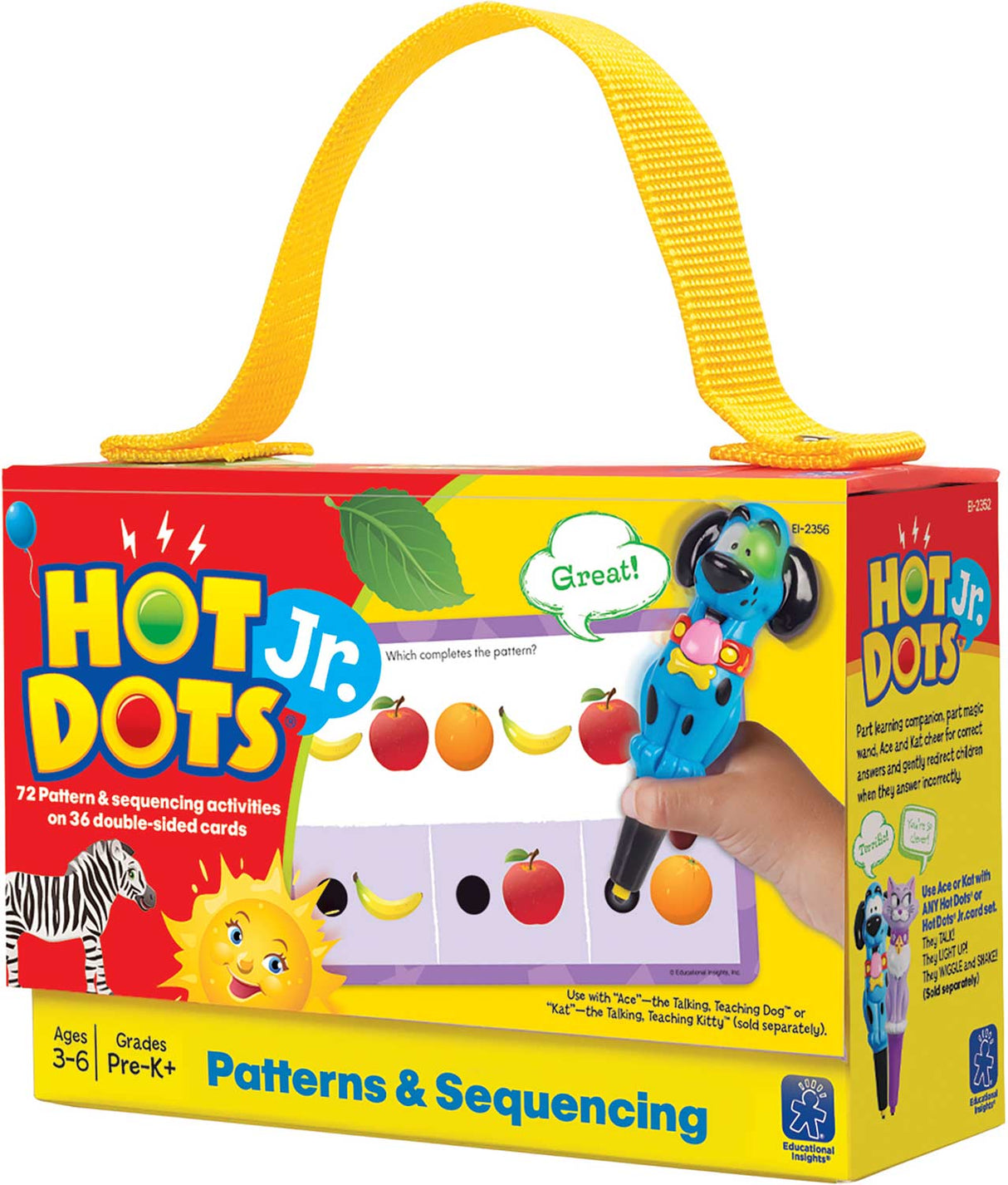 Hot Dots Jr. Card Set - Patterns & Sequencing