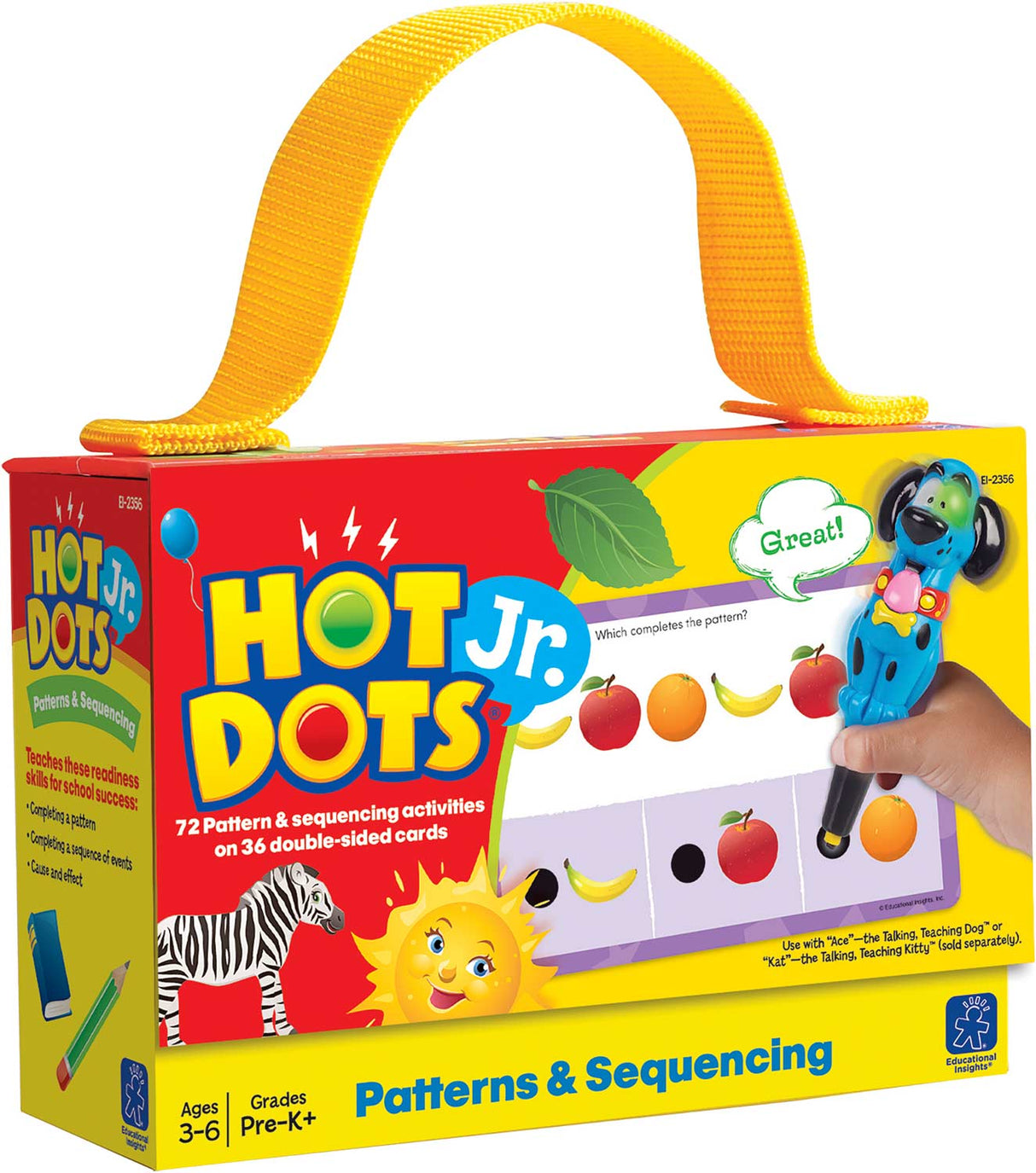 Hot Dots Jr. Card Set - Patterns & Sequencing