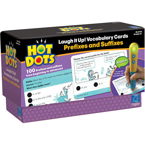 Hot Dots Laugh It Up! Prefixes And Suffixes