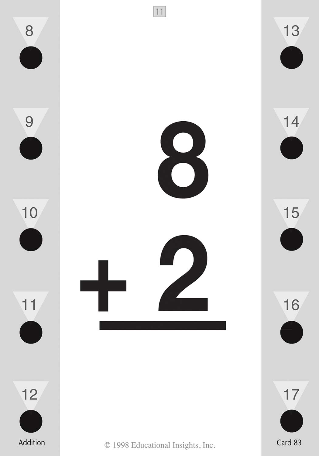 Hot Dots Math Flash Cards - Addition