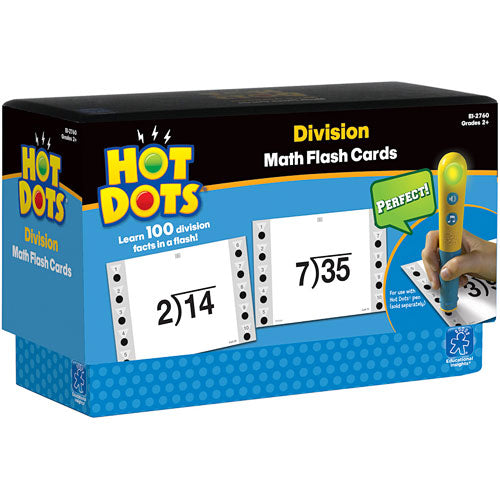 Hot Dots Math Flash Cards Division