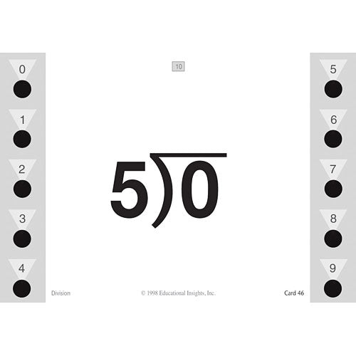 Hot Dots Math Flash Cards Division