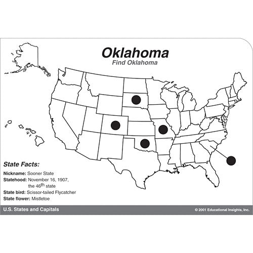 Hot Dots U.S. States & Capitals