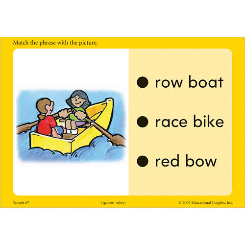 Hot Dots Phonics Flash Cards - Vowels