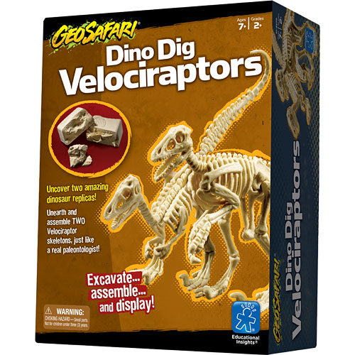 Geosafari Dino Dig Velociraptors