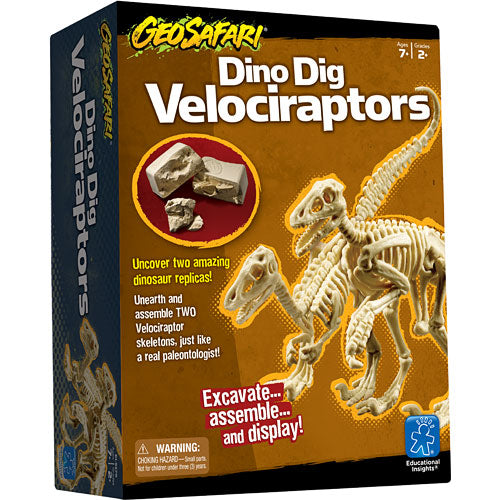Geosafari Dino Dig Velociraptors