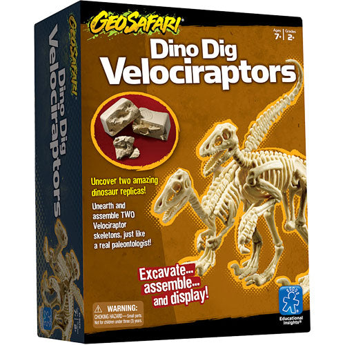Geosafari Dino Dig Velociraptors