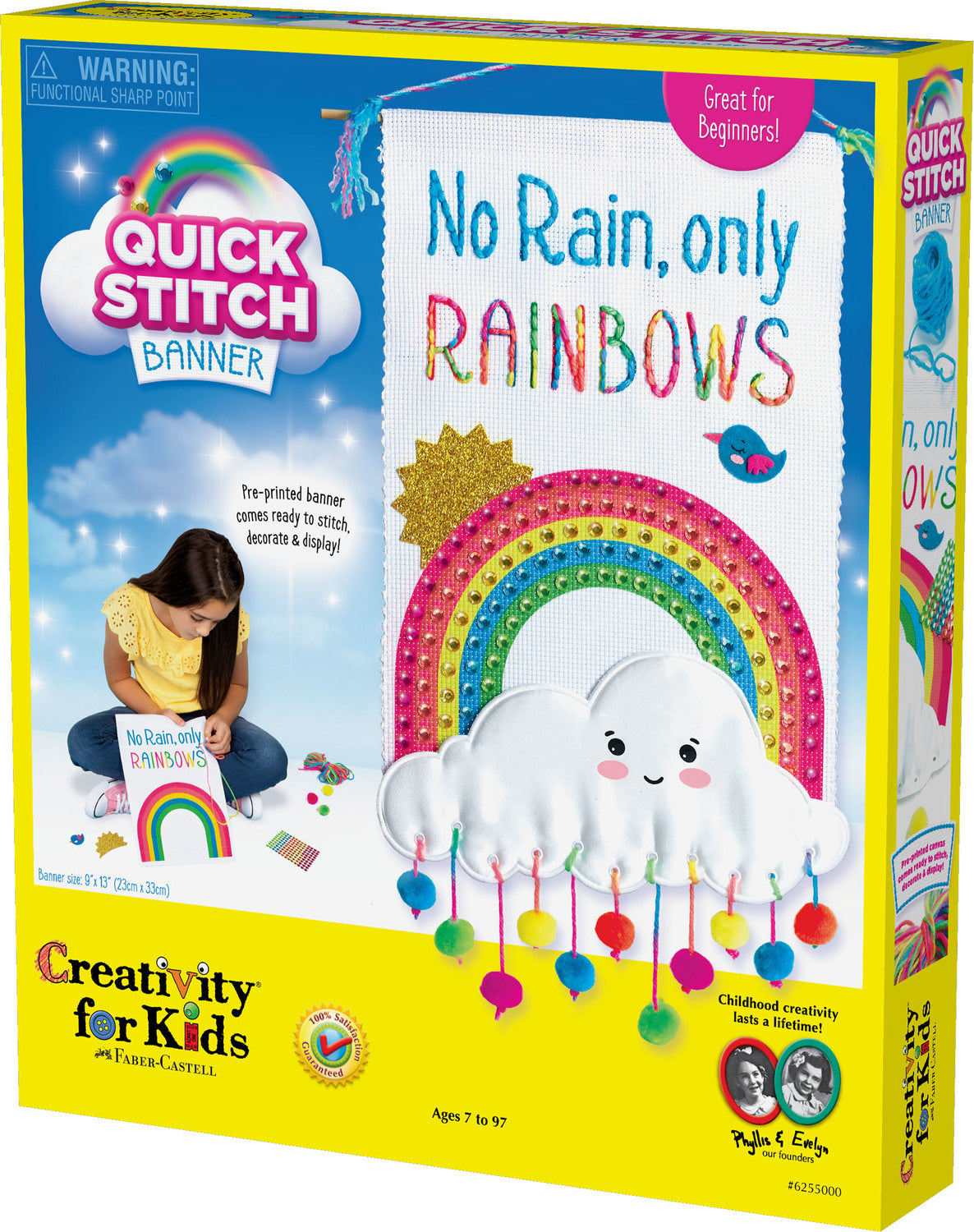 Quick Stitch Banner - Rainbow