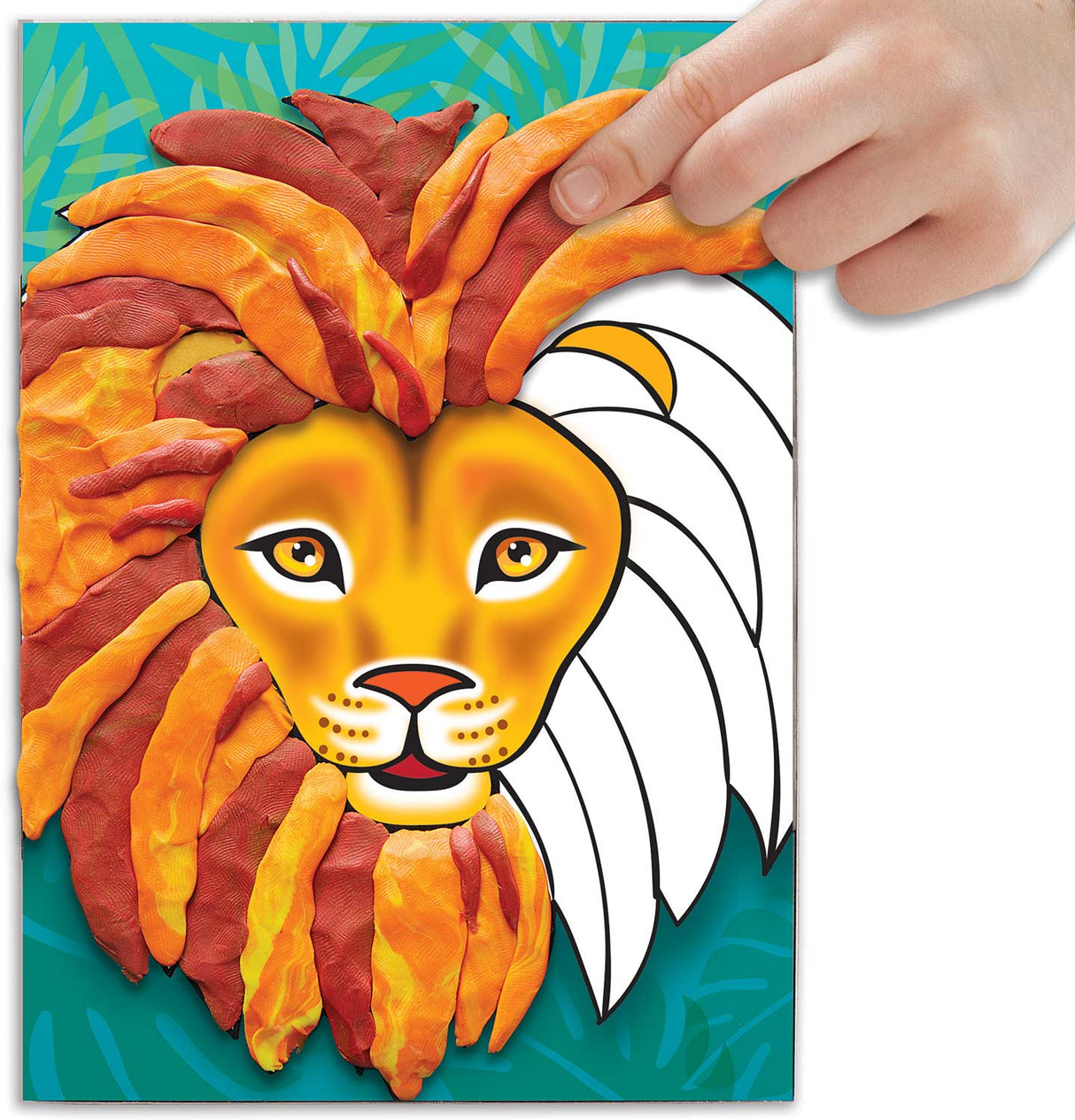 Do Art Coloring with Clay