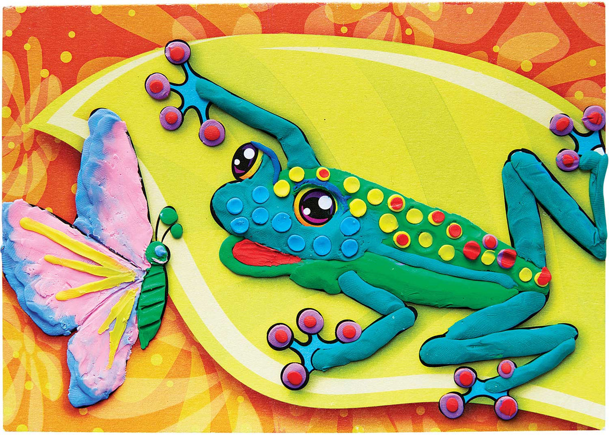 Do Art Coloring with Clay