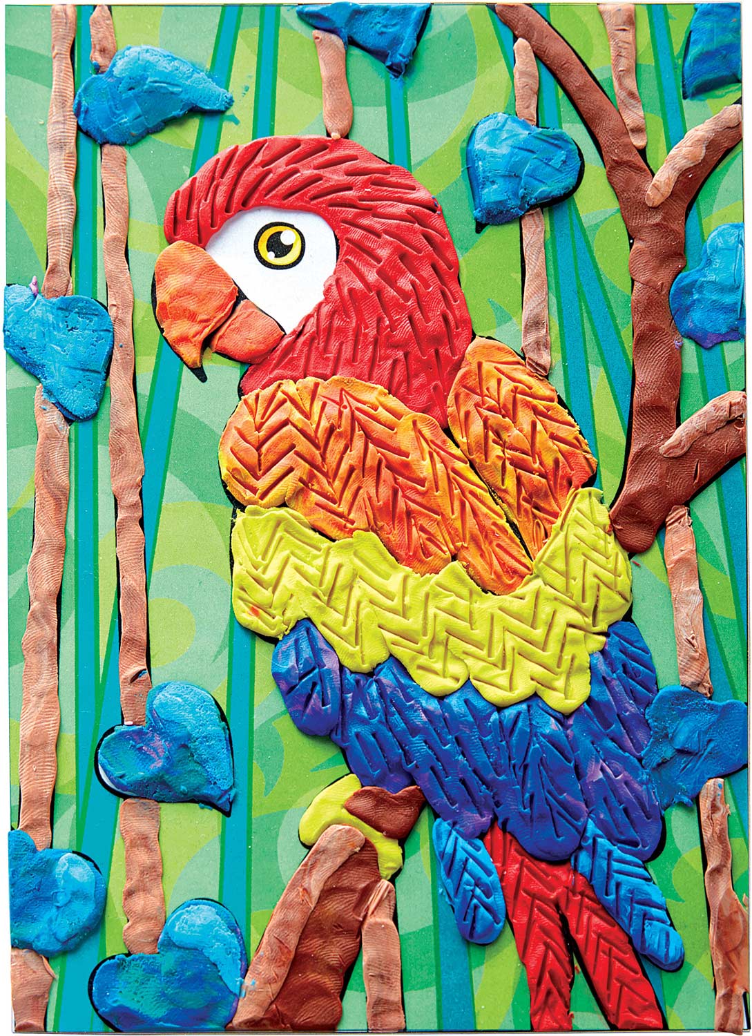 Do Art Coloring with Clay