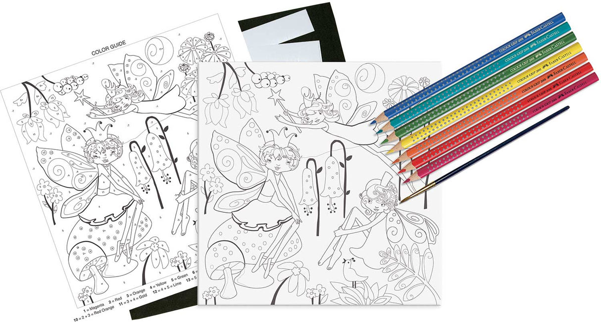 Paint By Number Fairy Garden