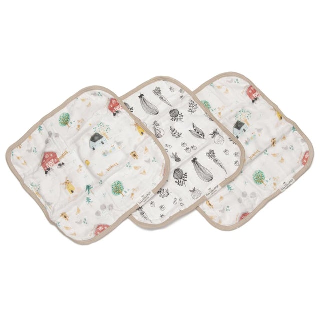 Washcloth Set - Farm Animals